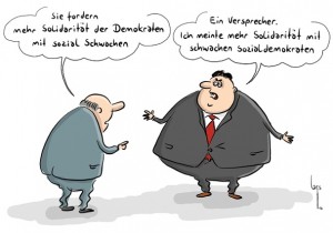 Mario Lars Cartoon SPD